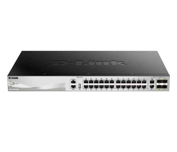 D-Link Przelacznik DGS-3130-30TS/SI 24GE 2x10G 4xSFP+ - 1459340 - zdjęcie 3